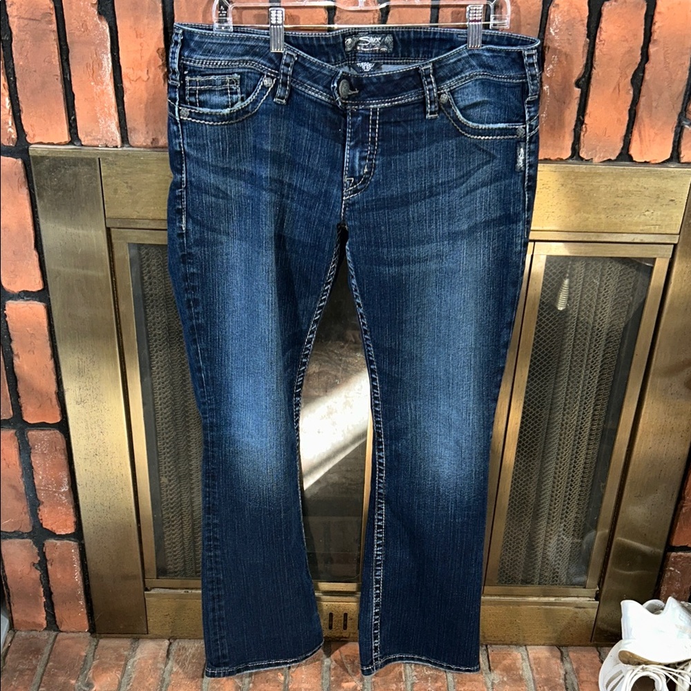 Silver Tuesday Jeans Dark Blue Boot Cut Women's Jeans